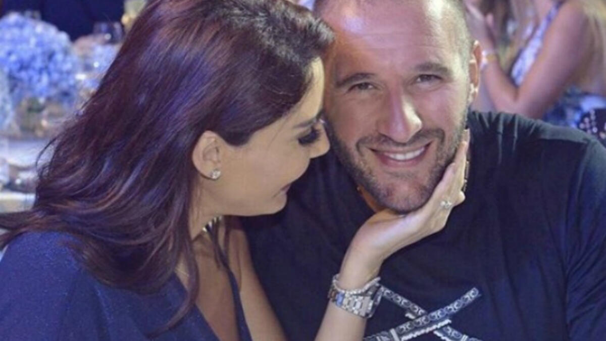 Lebanese Actress and songstress Cyrine Abdelnour tied the knot to her husband Farid Rahme 11 years ago