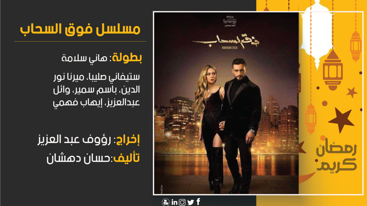 فوق السحاب: دور الأحداث في إطار من التشويق والإثارة حول شخص كان على علاقة حب بفتاة، وفجأة يدخل السجن، لكنه يهرب منه، ويسعى للانتقام.