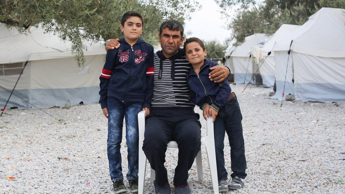“The army came for me during Ramadan. They brought me to the prison and blindfolded me. They beat me for hours while they questioned me. They kept me for three days. I went home and hugged my family but I had to go straight to work. Because there was no food in the house and no one had eaten for days.” (Lesvos, Greece)