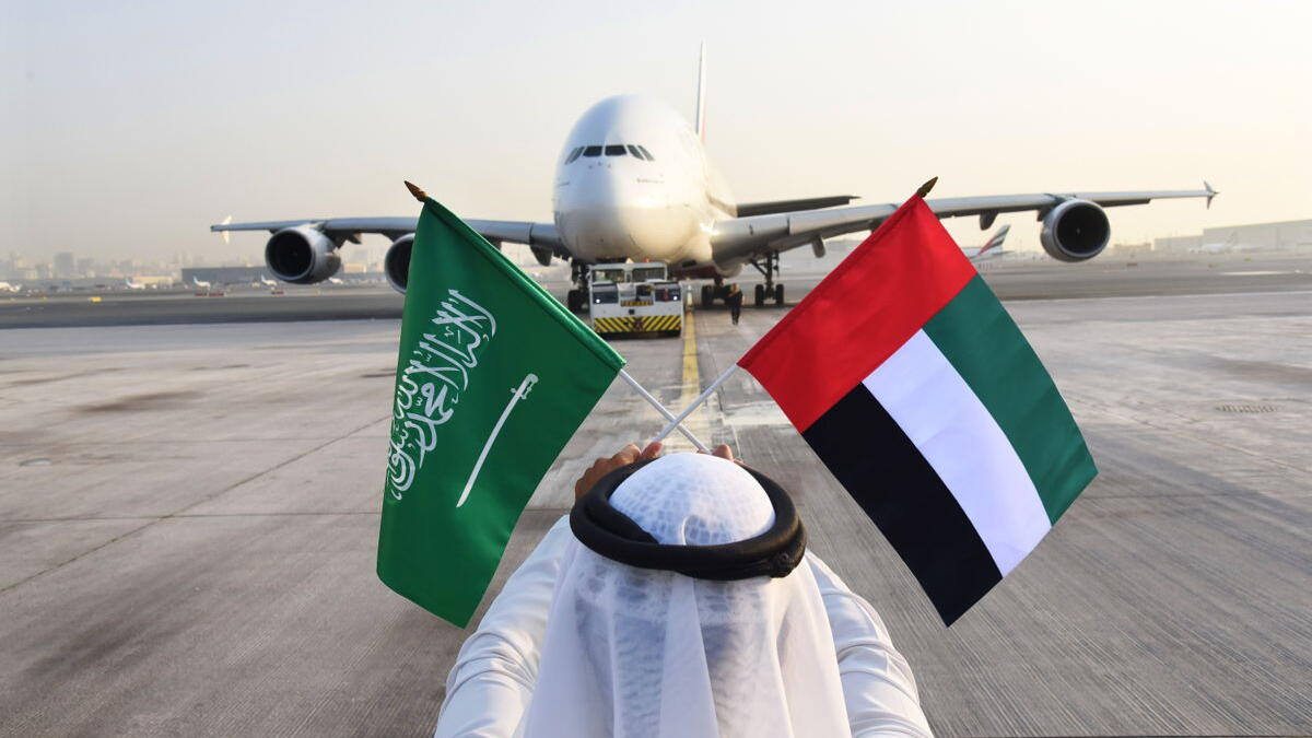 احتفالاً باليوم الوطني السعودي الـ88، أعلنت طيران الإمارات اليوم عن تشغيل طائرة الإيرباص A380 لمرة واحدة فقط إلى الرياض، وذلك يوم الأحد الموافق 23 سبتمبر.