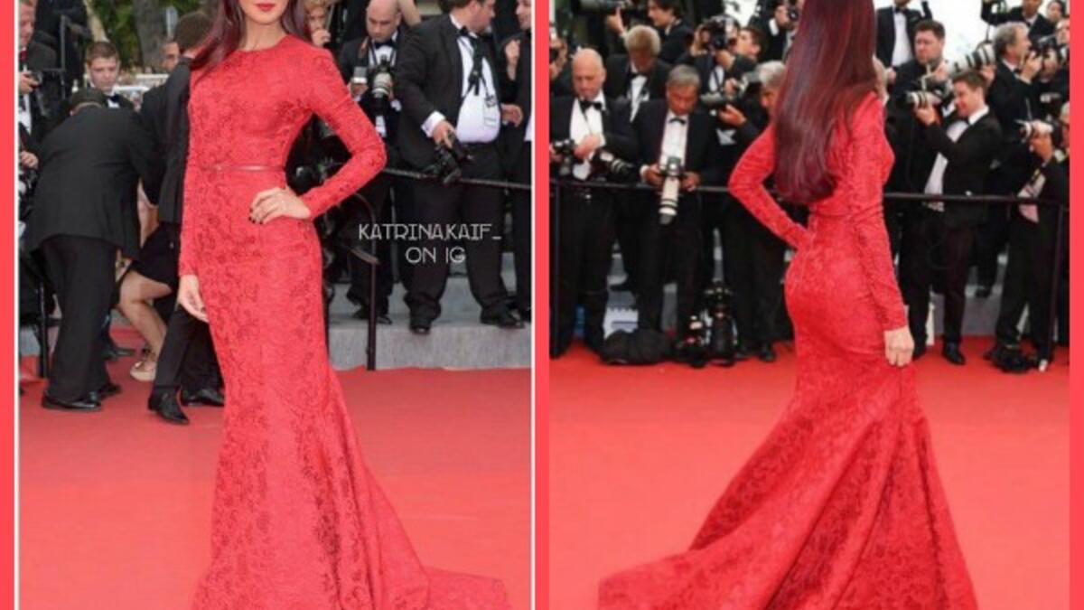 Katrina Kaif Elie Saab Cannes