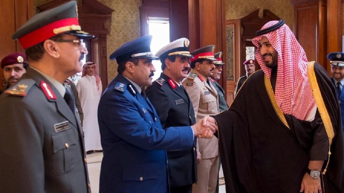 صدر أمر ملكي بتعيينه وزيرًا للدفاع، بعد أقل من أسبوع من جلوس والده على العرش، ورئيسًا للديوان الملكي ومستشارًا خاصًا لوالده الملك سلمان بن عبدالعزيز بمرتبة وزير.