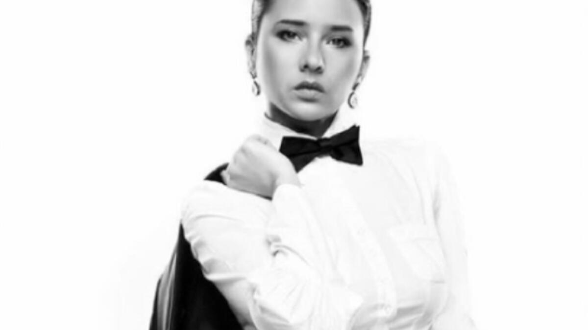 Sometimes she is even the female version of Charlie Chaplin