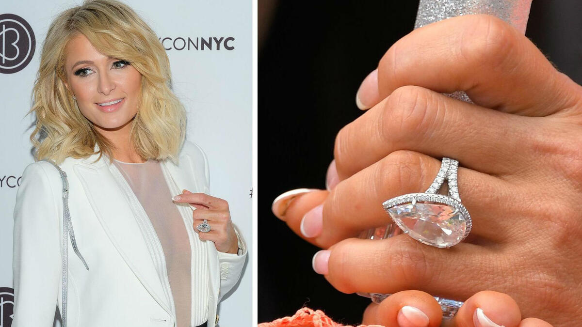 باريس هيلتون: بالرغم من انفصالها عن خطيبها الممثل "كريس زليكا" الا أنه خاتم خطوبتها حمل ألماسة وزنها 20 قيراطًا وبلغت قيمته حينها 2 مليون دولار أمريكي.