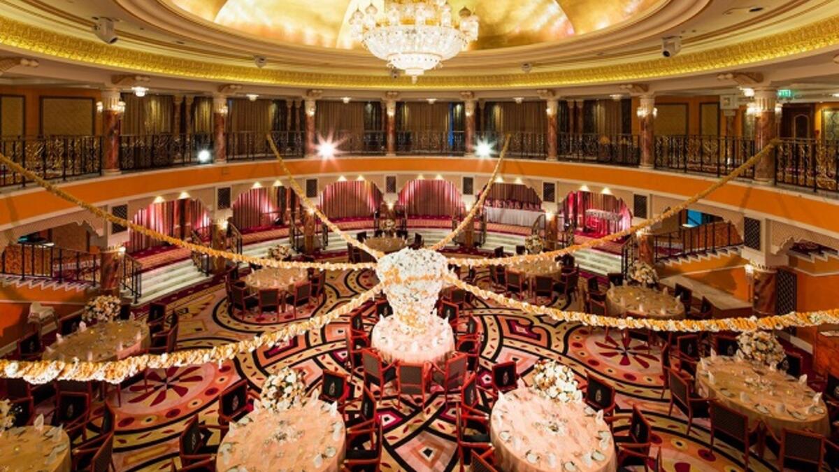 Al Falak Ballroom at Burj Al Arab
If you are looking for a premium Iftar experience in Dubai then Al Falak at Burj Al Arab is the place to be. Savour sumptuous buffet including grilled kebabs and fresh, seasonal salads alongside majestic views of the Arabian Gulf.  
Iftar: From sunset