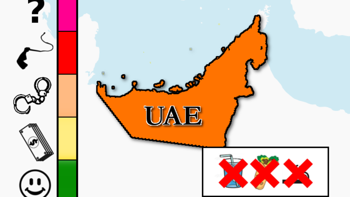 The UAE has some of the lightest punishments in the Gulf (which isn’t saying much. Looking at you, Saudi Arabia). For non-Muslims, the first offense earns you a warning, with jail time and fines for repeat offenders. Allah help you if you’re a Muslim fast-breaker. Expect jail time and a fine of 2,000dh (about $500) for the first offense.