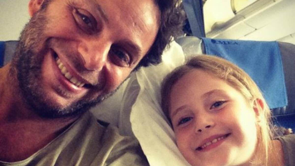 Seif Al Deen Al Sebei's Instagram account is filled with pictures with his adorable blue eyed daughter Dahab.