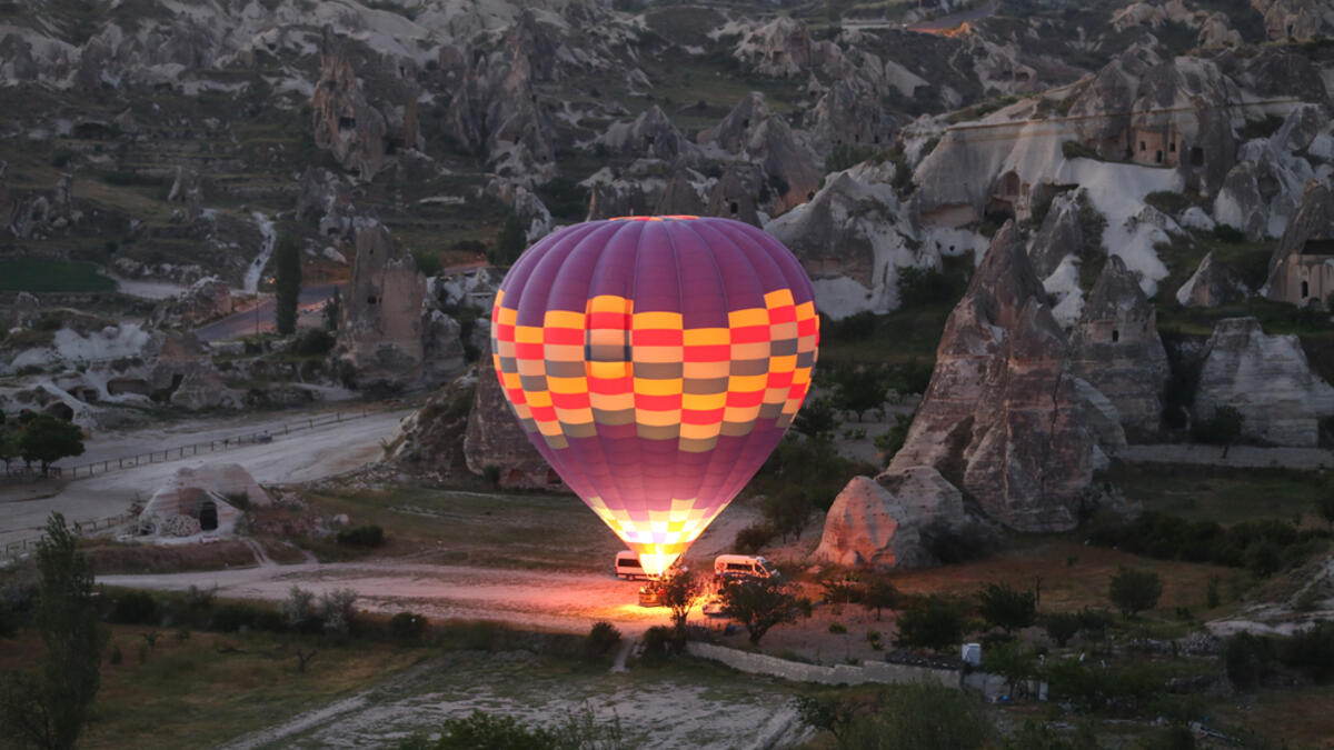 Hot Air Balloon in Cappadocia Valleys, Turkey (Shutterstock/File Photo)