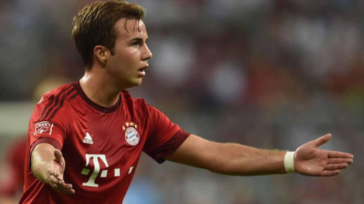 لاعب الوسط المهاجم ماريو غوتزه (بايرن ميونخ)