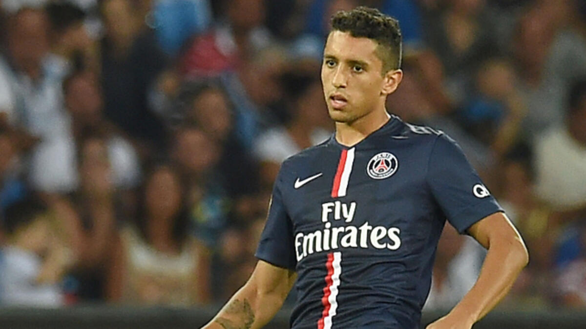 2- المدافع البرازيلي ماركينيوس (باريس سان جيرمان)