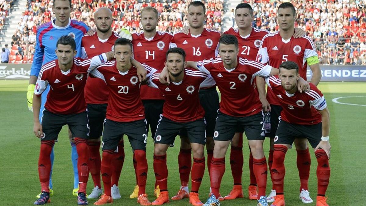 منتخب ألبانيا (المجموعة التاسعة): احتل المركز الثاني برصيد 14 نقطة (4 انتصارات، وتعادلان، و4 خسائر من 8 مباريات).