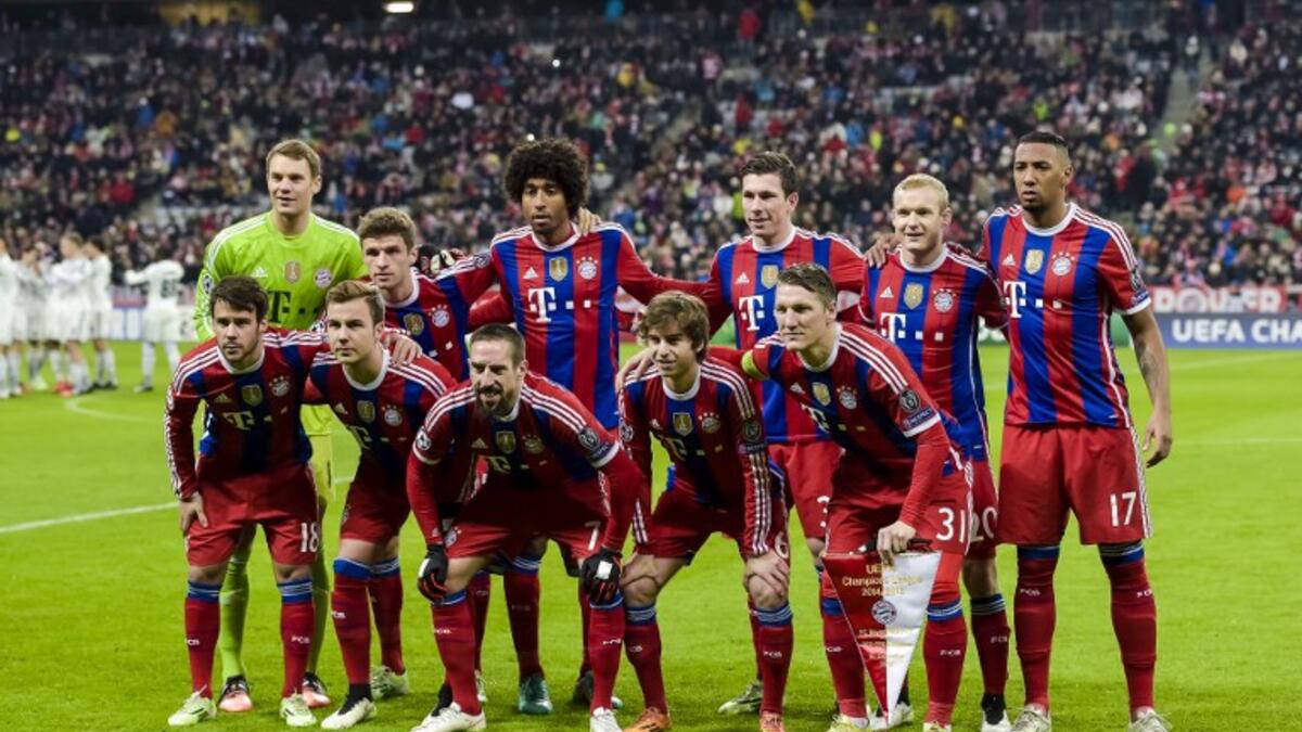 فريق بايرن ميونخ ومجموع قيم لاعبيه 378.9 مليون يورو.