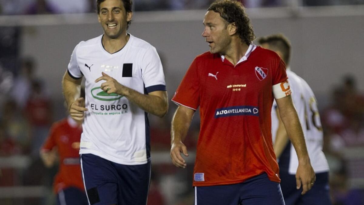 الشقيقان الأرجنتينيان غابرييل ودييغو ميليتو: لعبا سوياً في صفوف ريال سرقسطة