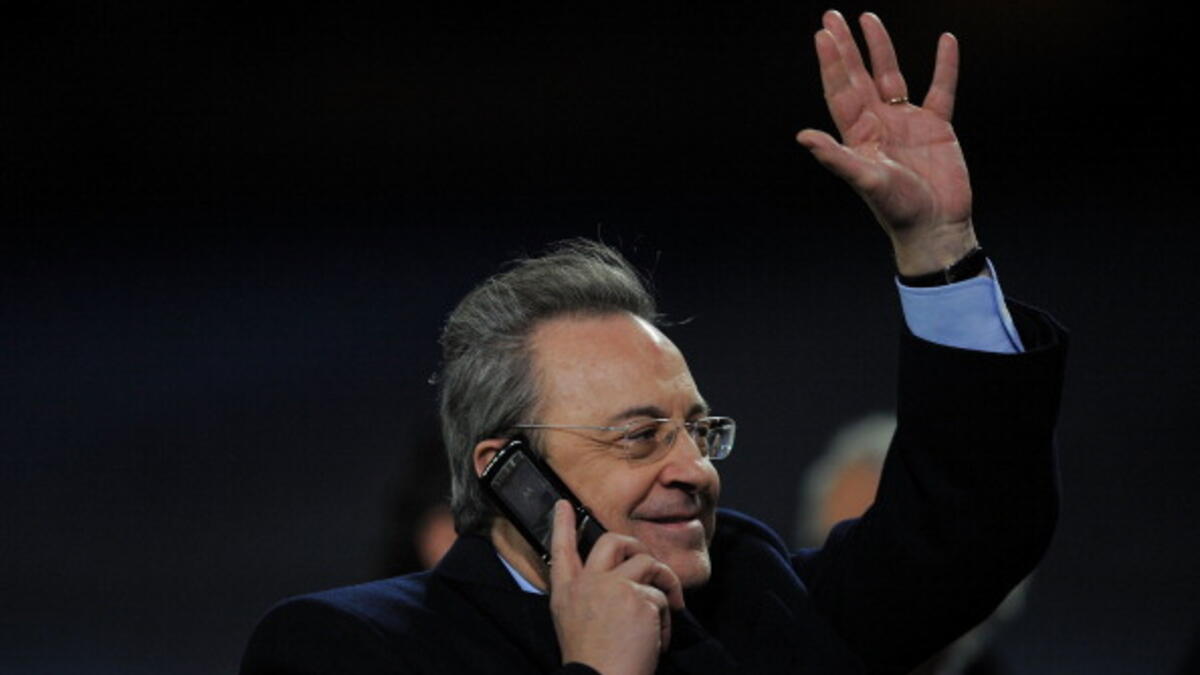 6- الإسباني فلورنتينو بيريز رئيس نادي ريال مدريد.