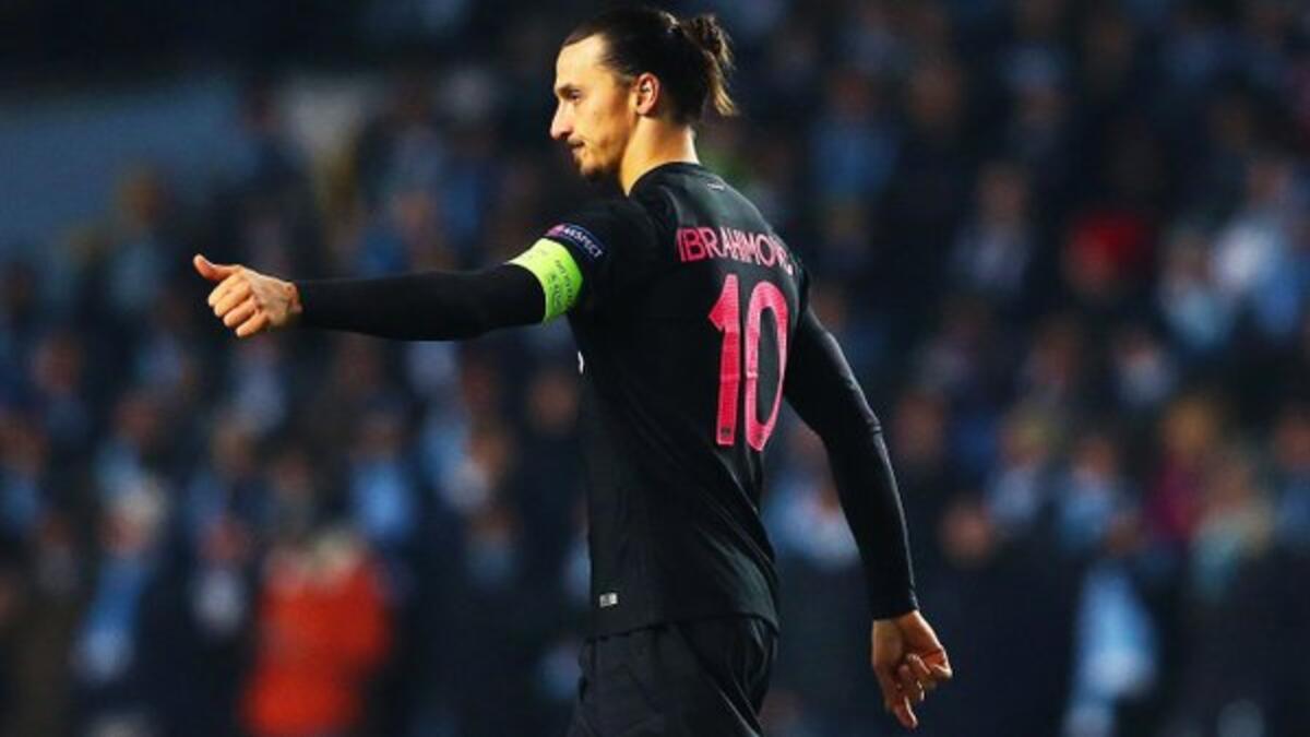 3- المهاجم السويدي زلاتان إبراهيموفيتش (باريس سان جيرمان): بتقييم 8.08، سجل 26 هدفاً وصنع 12 أخرى خلال 27 مباراة،