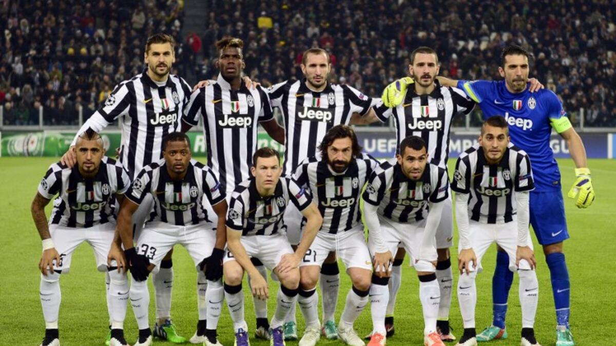 فريق يوفنتوس ومجموع قيم لاعبيه 308.3 مليون يورو.