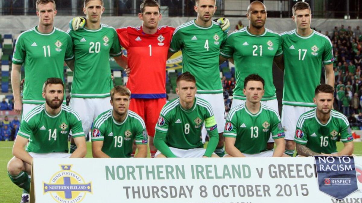 منتخب آيرلندا الشمالية (المجموعة السادسة): نال صدارة المجموعة برصيد 21 نقطة (6 فوز، و3 تعادلات، وخسارة واحدة من 10 مباريات).