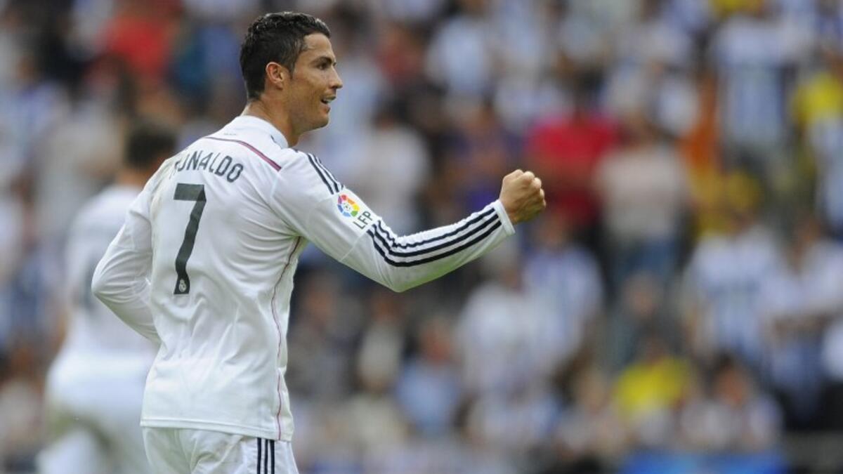 المهاجم البرتغالي كريستيانو رونالدو (ريال مدريد)