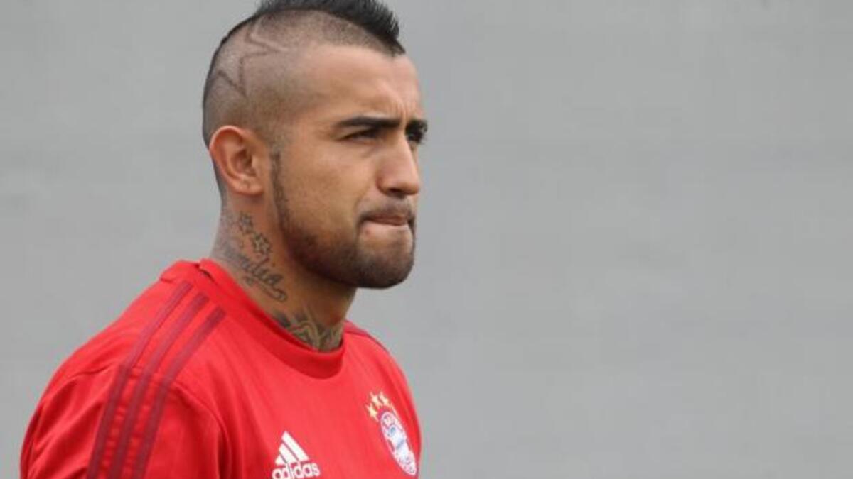 لاعب الوسط التشيلي آرتورو فيدال (بايرن ميونخ)