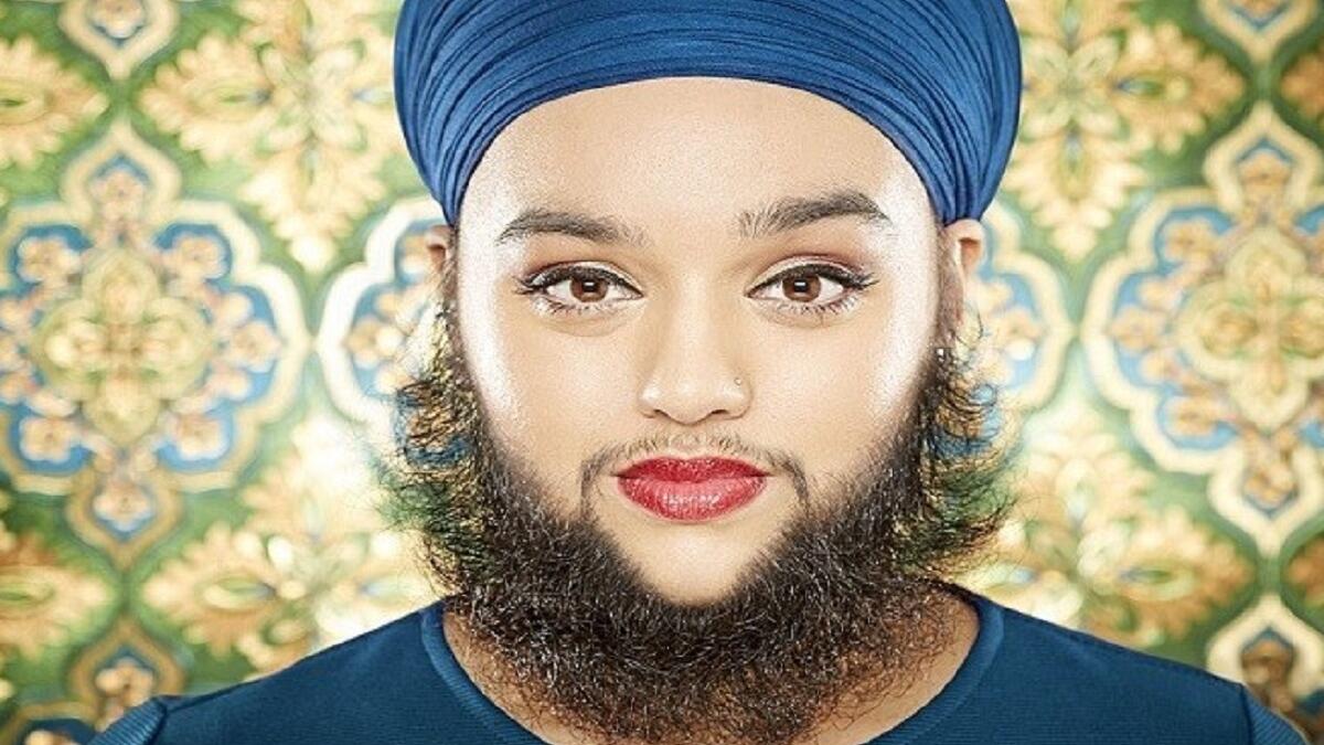 بريطانيا: حيث تعد الفتاة البريطانية هارنام كور صاحبة أطول لحية امراة في العالم