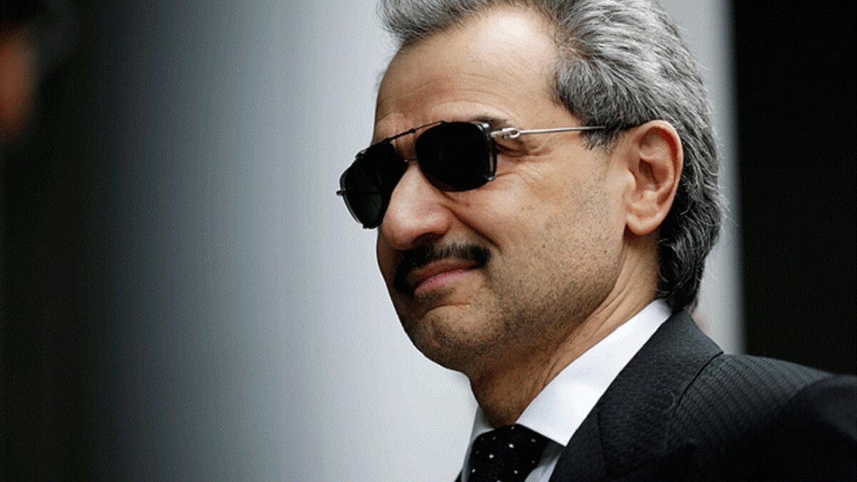 ترعرع الأمير الوليد بن طلال آل سعود الذي يبلغ من العمر الآن 60 عاما، على جني المال. الذي قال أنه سيمنح كل ثروته إلى الأعمال الخيرية وقدرت ثروته 25.1 مليار دولار و(28.1 مليار سابقاً) اي ان ثروته تراجعت عن السنة  السابقة.