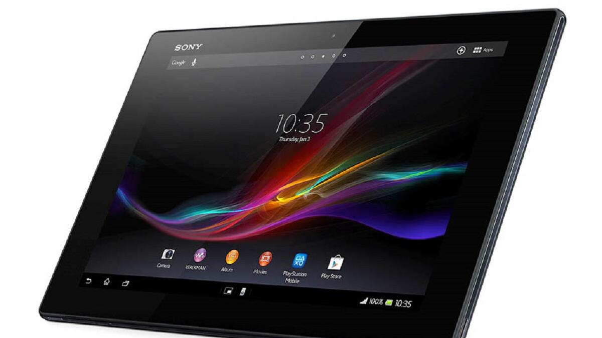 سوني اكسبريا Sony Xperia Z4 Tablet اعلن عنه في معرض MWC 2015 و سيتوافر هذا التابلت بشاشة مقاس 10 بوصة وبدرجة وضوح 2560X1600 بكسل و نظام التشغيل اندرويد لولي بوب ، بينما الذاكرة الداخلية 32 جيجابايت والخارجية تصل الى 128 جيجابايت .