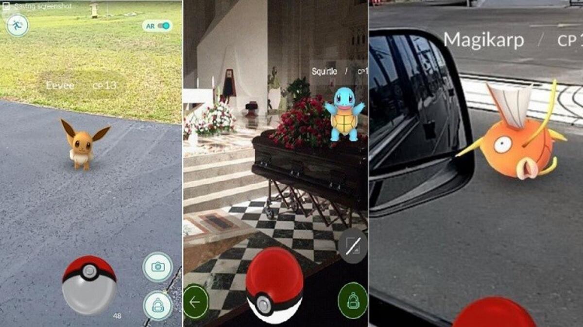 يتعرض اللاعبين خلال عملية البحث لمواقف غريبة فقد وجدت مراهقة أمريكية خلال البحث عن البوكيمون جثة لرجل ميت في نهر ويند، حيث اتصلت بالشرطة التي أكدت لاحقاً أن وفاة الرجل ناتجة عن حادث سقوط.