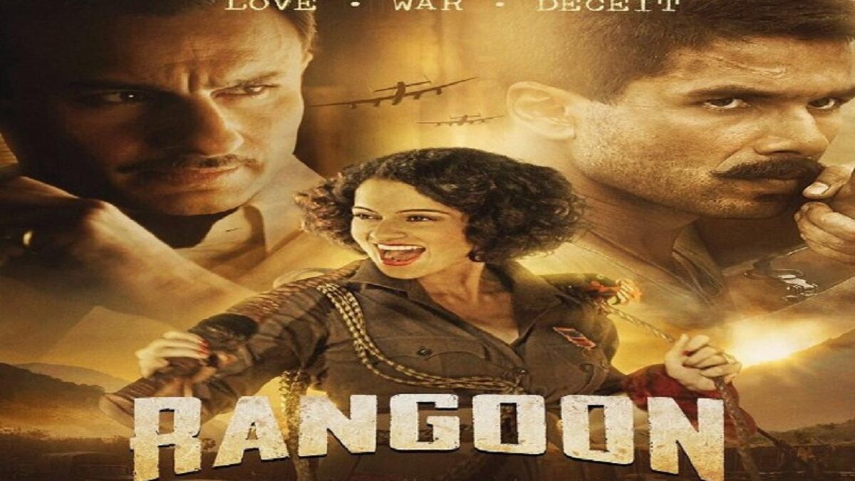 "رانجون": فلم رومانسي خلال الحرب العالمية الثانية، من بطولة شاهيد كابور وسيف علي خان و كانجا رنوت، وقد تم عرضه في 23 فبراير.