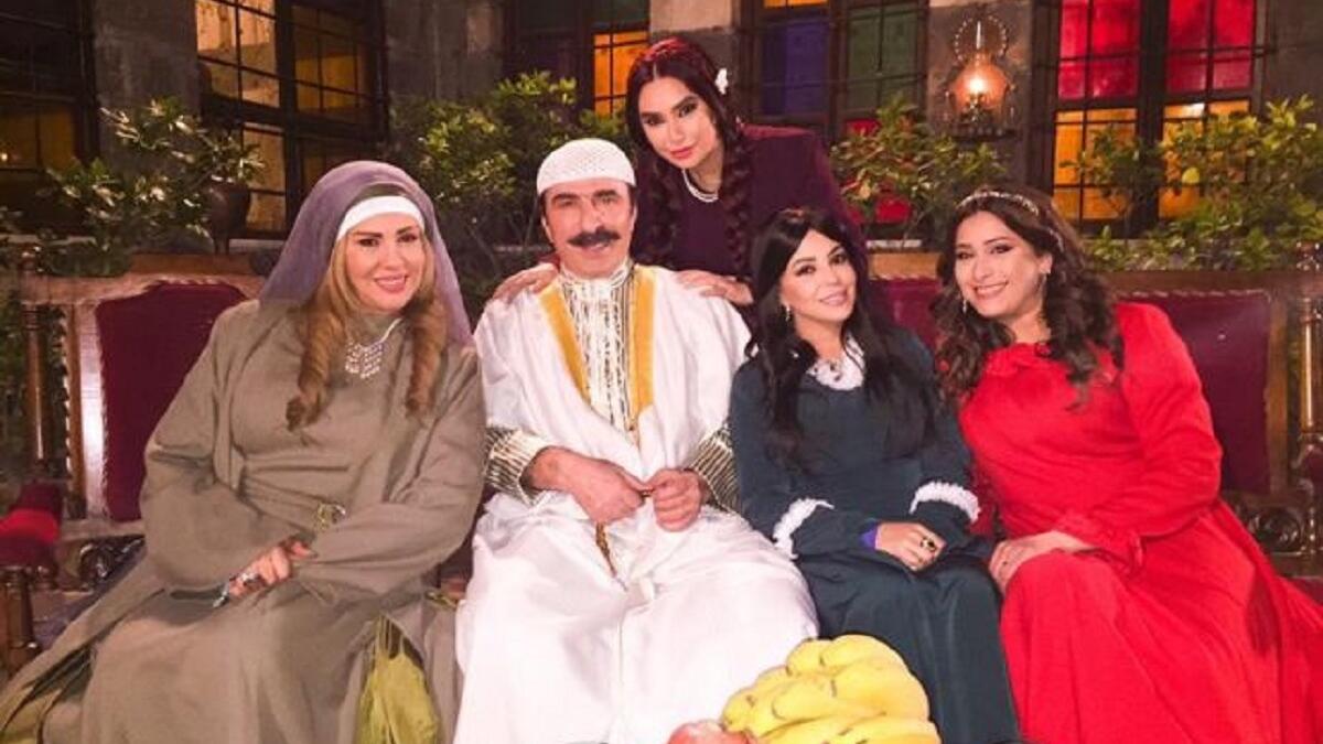 مسلسل "عطر الشام" ويقوم ببطولته عدد كبير من نجوم الدراما السورية وهم سلمى المصري ومنى واصف ورشيد عساف ونادين خوري وحسام تحسين بك وزهير رمضان ووائل رمضان وليليا الأطرش، وتدور أحداثه في فترة الصراع الدائر بين أهل الشام والفرنسيين والعثمانيين