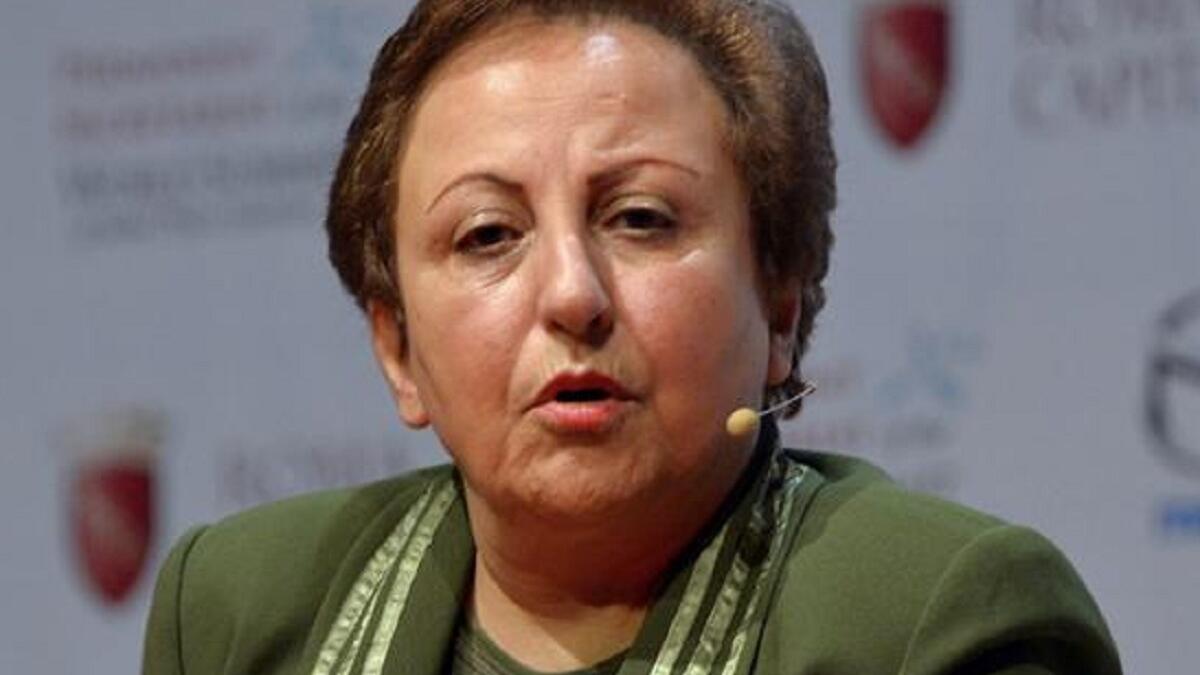 شيرين عبادي  هي أول امرأة مسلمة وأول إيرانية تحصل على جائزة نوبل سنة 2003 لنشاطها من أجل حقوق النساء والأطفال في إيران.