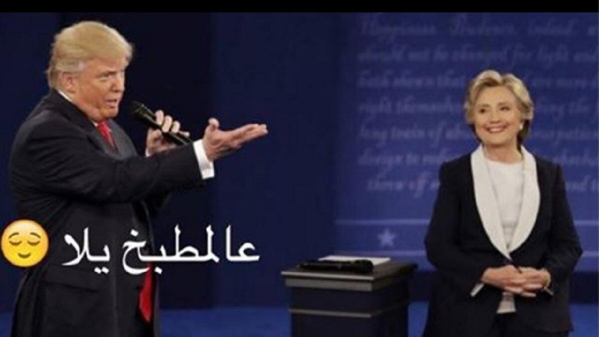 "هيلاري كلينتون الى المطبخ" اعتبر نشطاء مواقع التواصل الاجتماعي ان مكان كلينتون الأنسب بعد خسارتها للانتخابات هو "المطبخ"