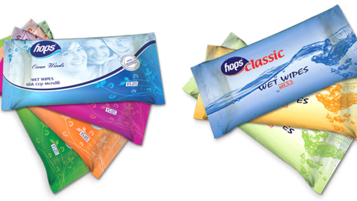 مناديلة ورقية ومبللة