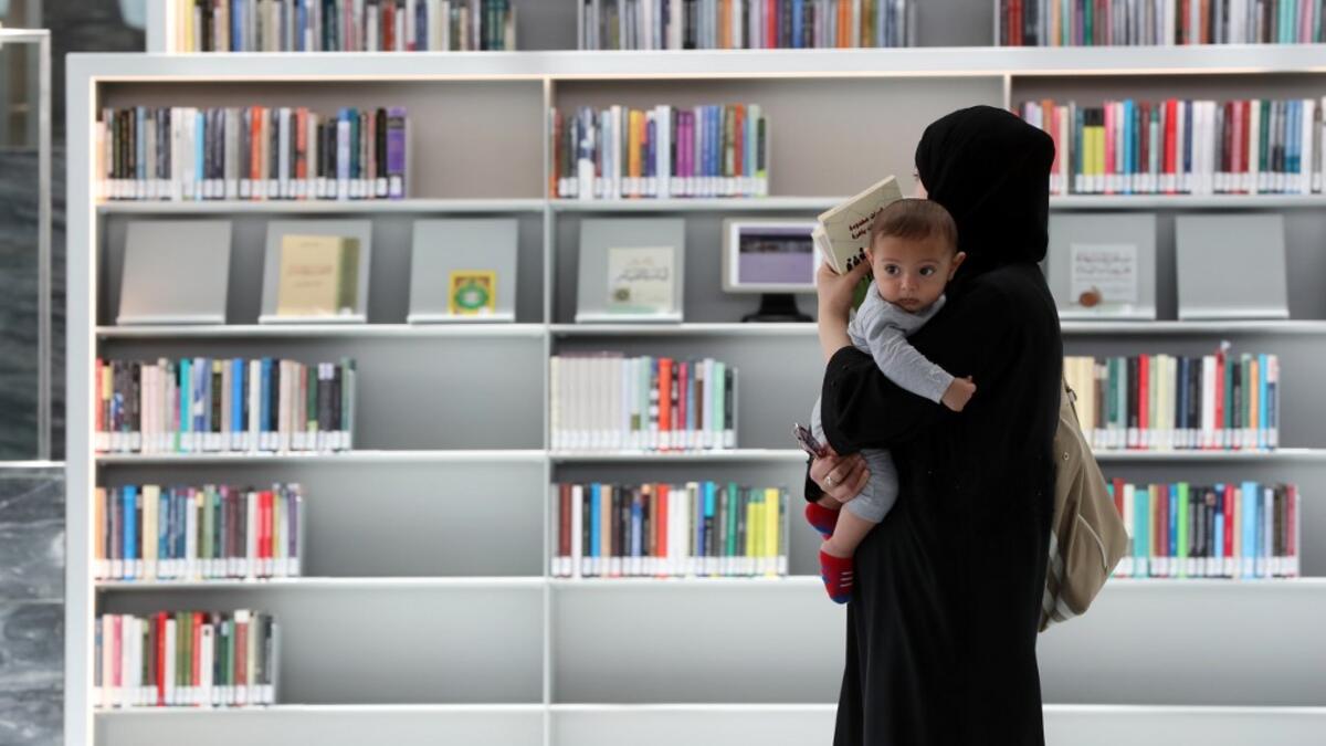 The Gulf's largest book collection, Qatar's National Library is one-year-old and has enhanced ties with libraries outside the region as the anti-Doha boycott drags on while also wooing younger readers.  KARIM JAAFAR / AFP