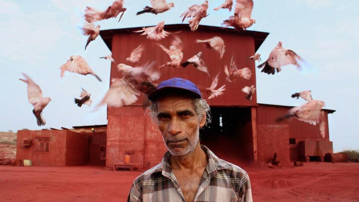 The magic of Hormuz Island (Twitter/A.Memariani)