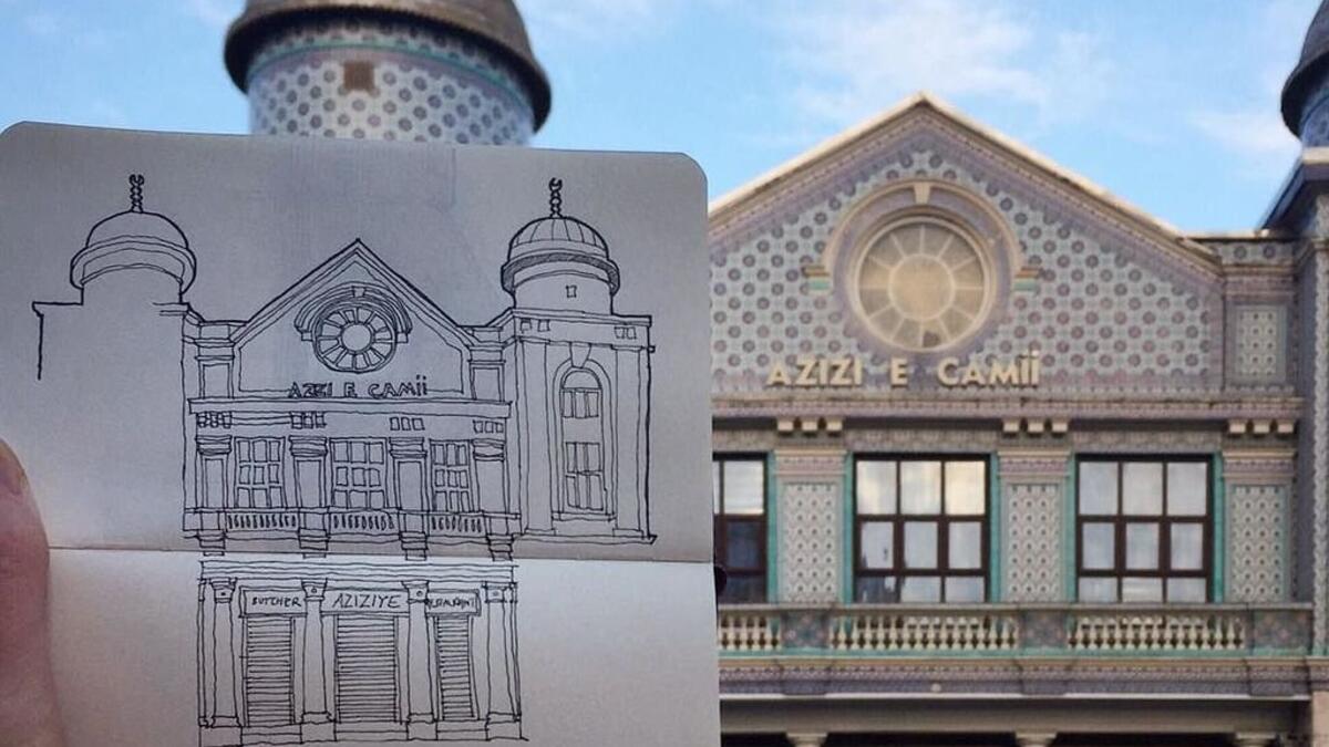 The Aziziye Mosque in Stoke Newington (Twitter)