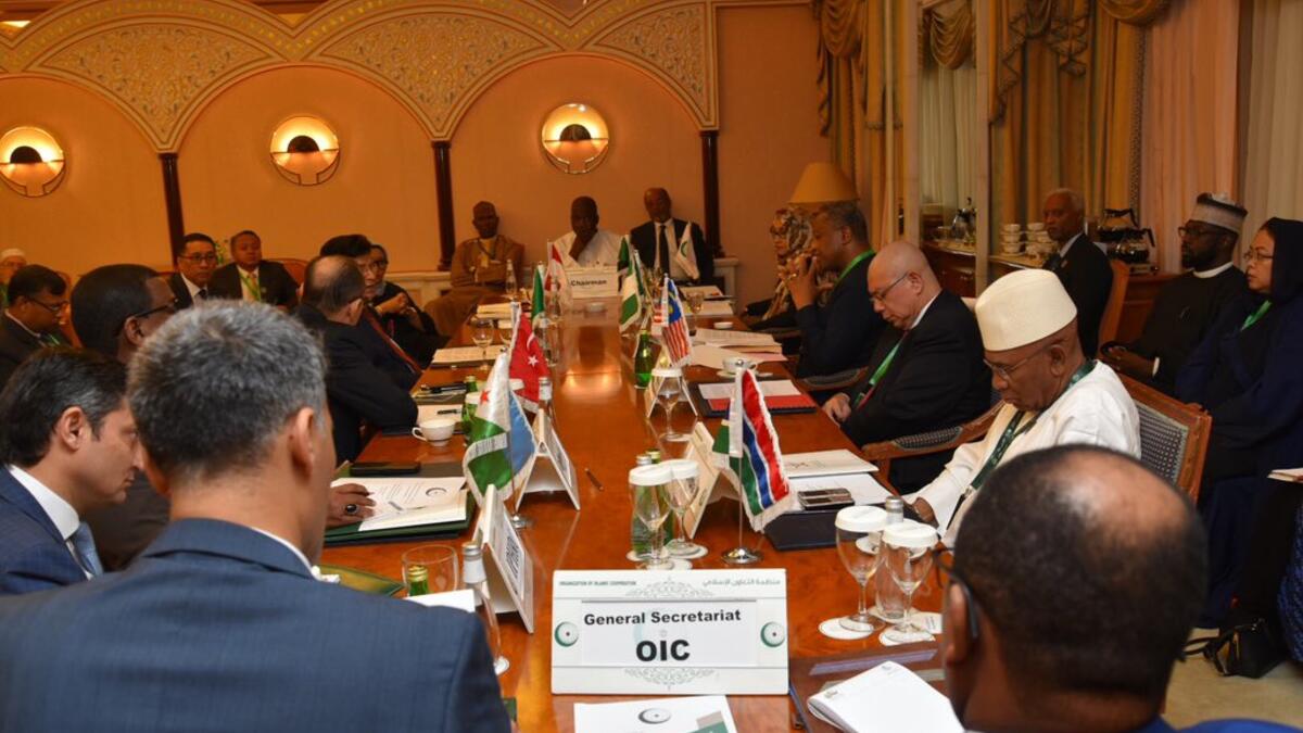 Meeting of the OIC Contact Group on Rohingya was held on the sidelines of the OIC Makkah Summit (Twitter)
