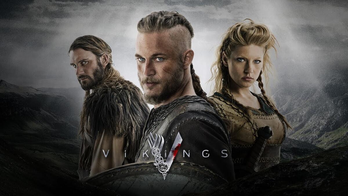 Vikings: مسلسل كندي آيرلندي دراما تاريخية وأكشن–مغامرات مكوّن من 5 مواسم بمجمل 69 حلقة، وموسم سادس أخير قيد التطوير يعرض في 2020.