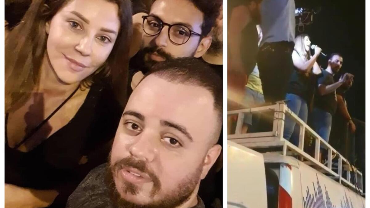 كارلا حداد: "نزلت لأني من الشعب وعايشة على هالأرض".