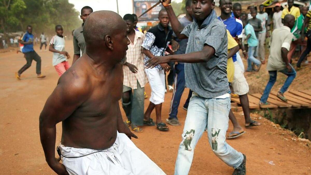 تشاد - المشاعر السلبية بنسبة 38%