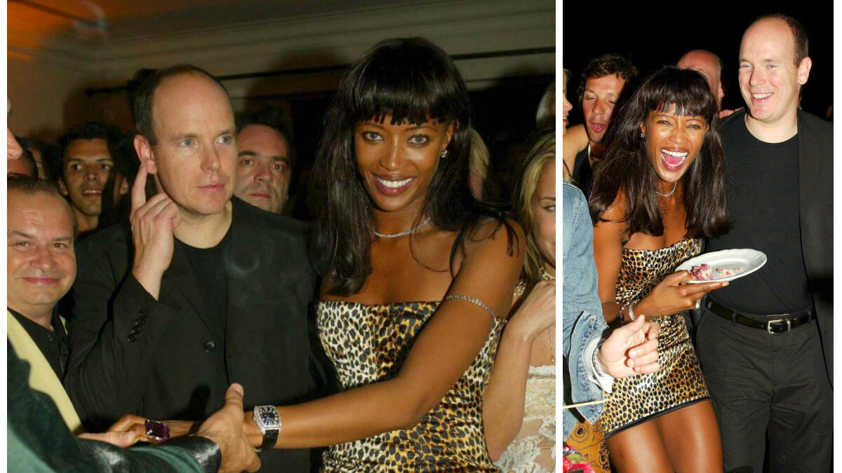 كانت عارضة الأزياء الأمريكية "نعومي كامبل" هي الأخرى على علاقة مع الأمير ألبرت.