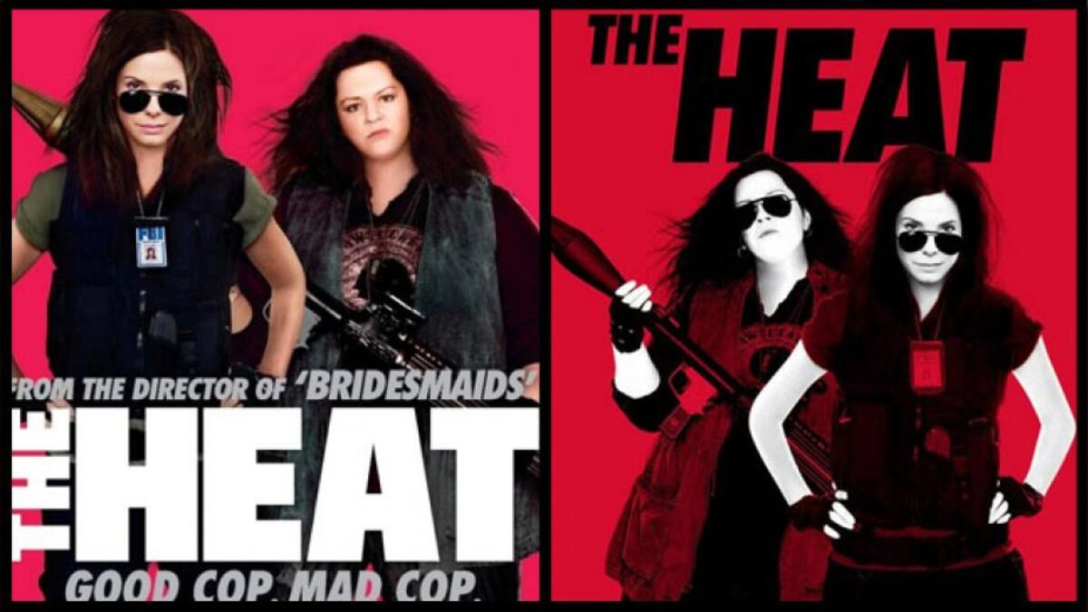 The heat: تتعاون العميلة الخاصة بمكتب التحقيقات الفيدرالي سارا أشبورن (ساندرا بولوك) مع الشرطية شانون (ميليسا مكارثي) لكي يستطيعا القبض على رئيس عصابة للمخدرات روسي.