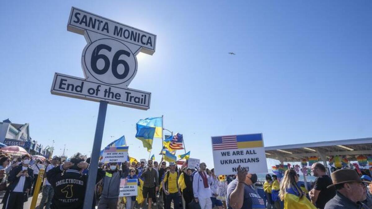 Protesters Around the World Rally for Ukraine