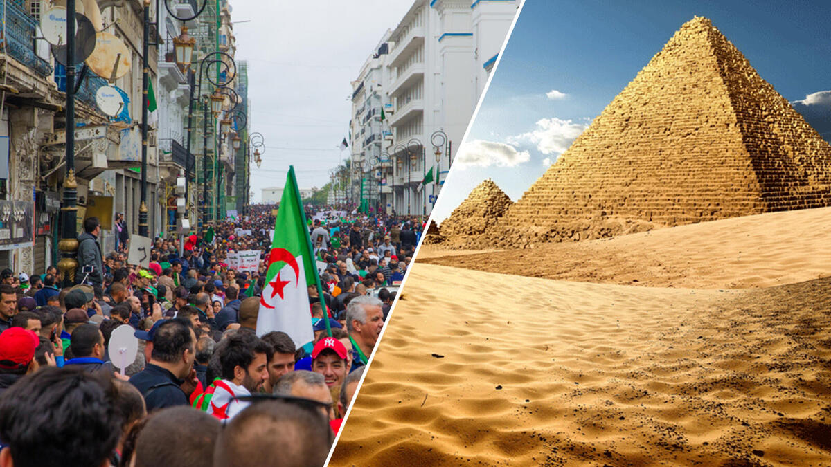 8. Algeria/Egypt: The land of a million martyrs, and the land of the pharaohs ranked 105th internationally.