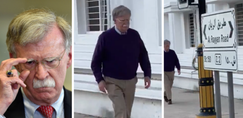 The Internet Has a Serious Question: Is This Man Walking Around Doha Actually John Bolton?