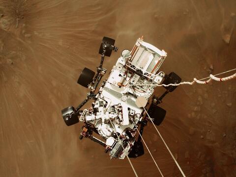 Watch The First Video of a Spacecraft Landing on Mars!