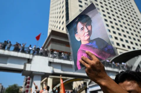 The Myanmar Military Continues Its Crackdown on Anti-coup Protesters