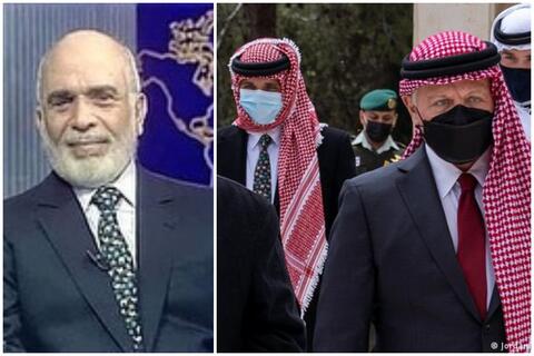 الأمير حمزة يرتدي ربطة عنق والده الملك حسين في أول ظهور علني له الى جانب شقيقه