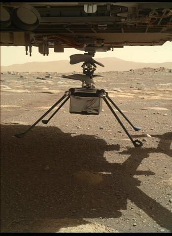 NASA Drops Helicopter on Martian Soil 