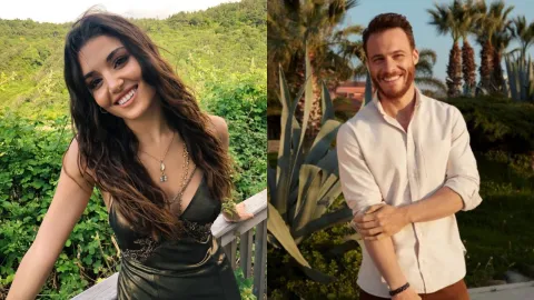 Hande Erçel Shares a Bikini Shot from Maldives! Is Kerem Bürsin Going to Propose in the Romantic Getaway?!