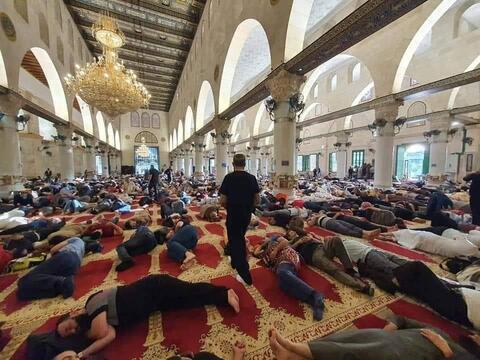 الاحتلال يمنع الفلسطينيين من الوصول للاقصى والمقدسيون ينقلوهم بسياراتهم